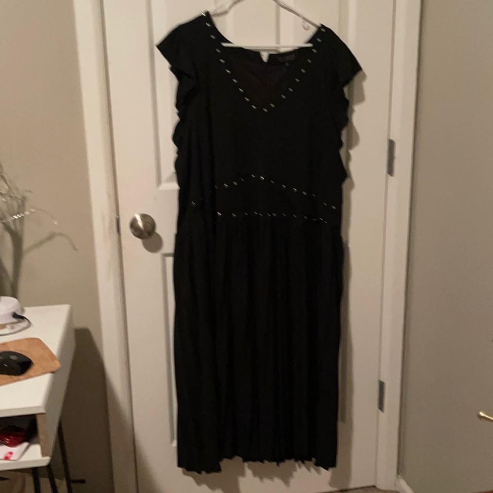 ELOQUII black studded dress!